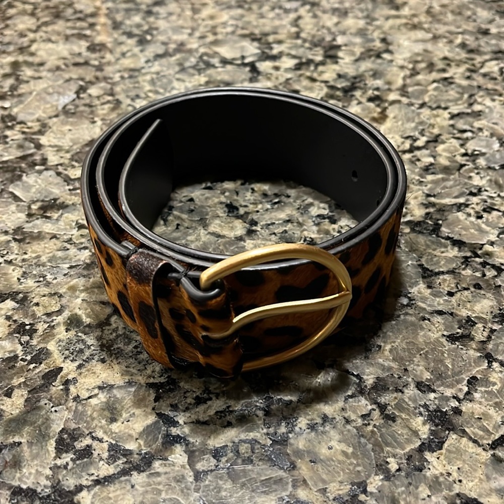 CAbi Beast Cheetah Belt NWT